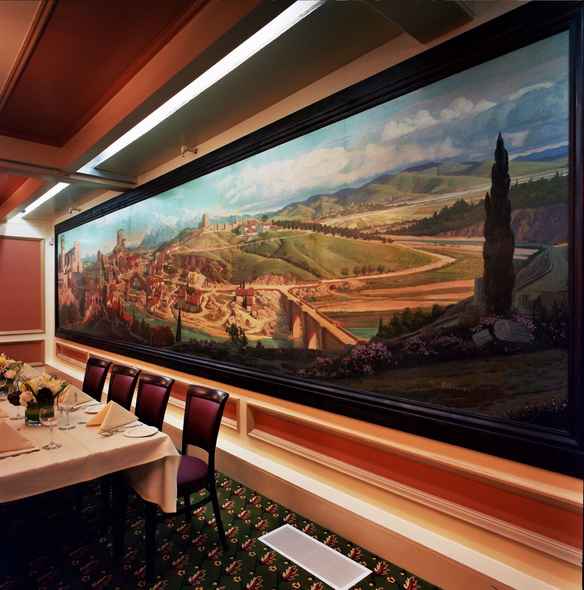 lunch, dinner, brunch served; italian cuisine, al fresco dining