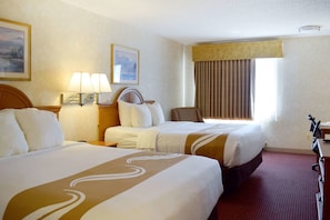 Standard Room, 2 Queen Beds, Non Smoking | Premium bedding, pillow-top beds, desk, blackout curtains