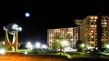 Front of property – evening/night