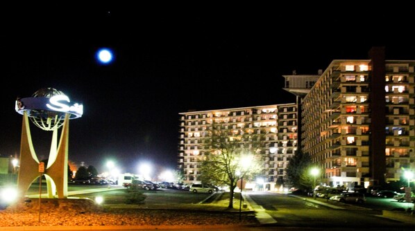 Front of property – evening/night