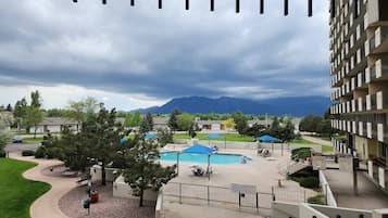 Superior Double Room, 2 Queen Beds, Mountain View | Desk, laptop workspace, iron/ironing board, free WiFi