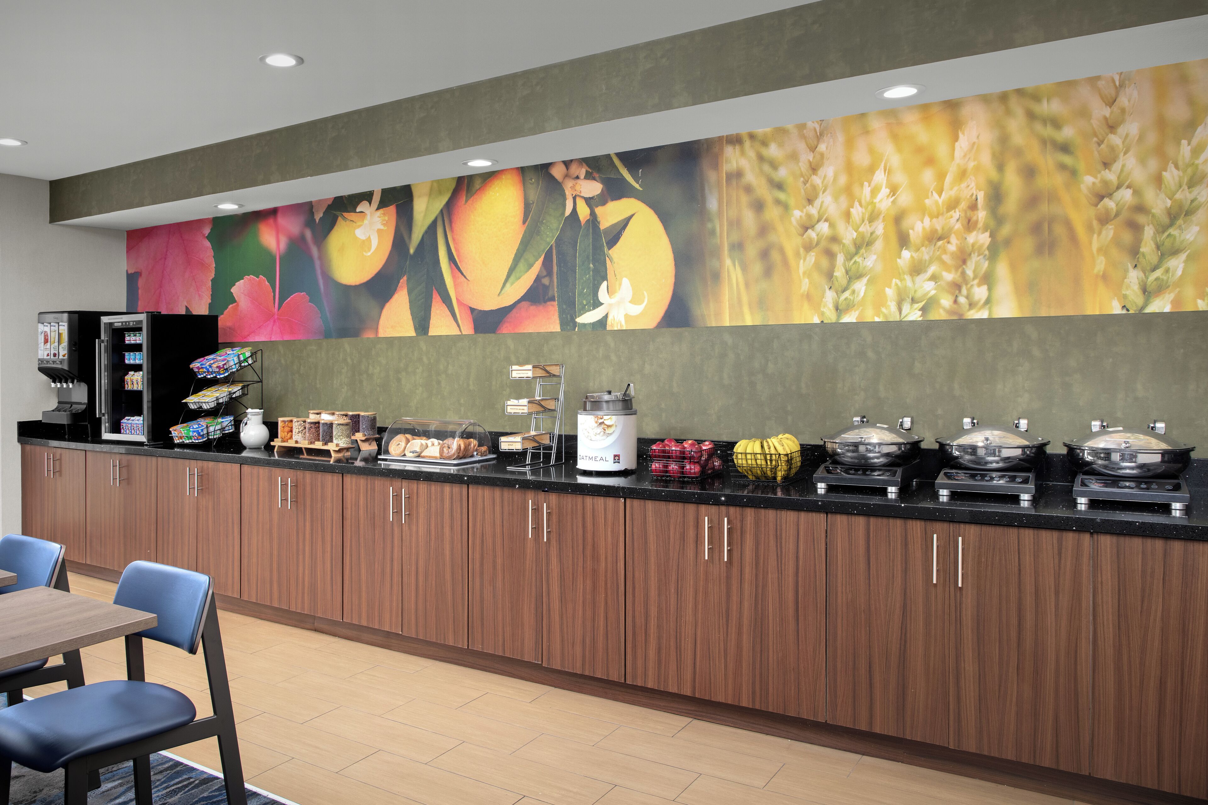 Frokostbuffé er inkludert hver dag