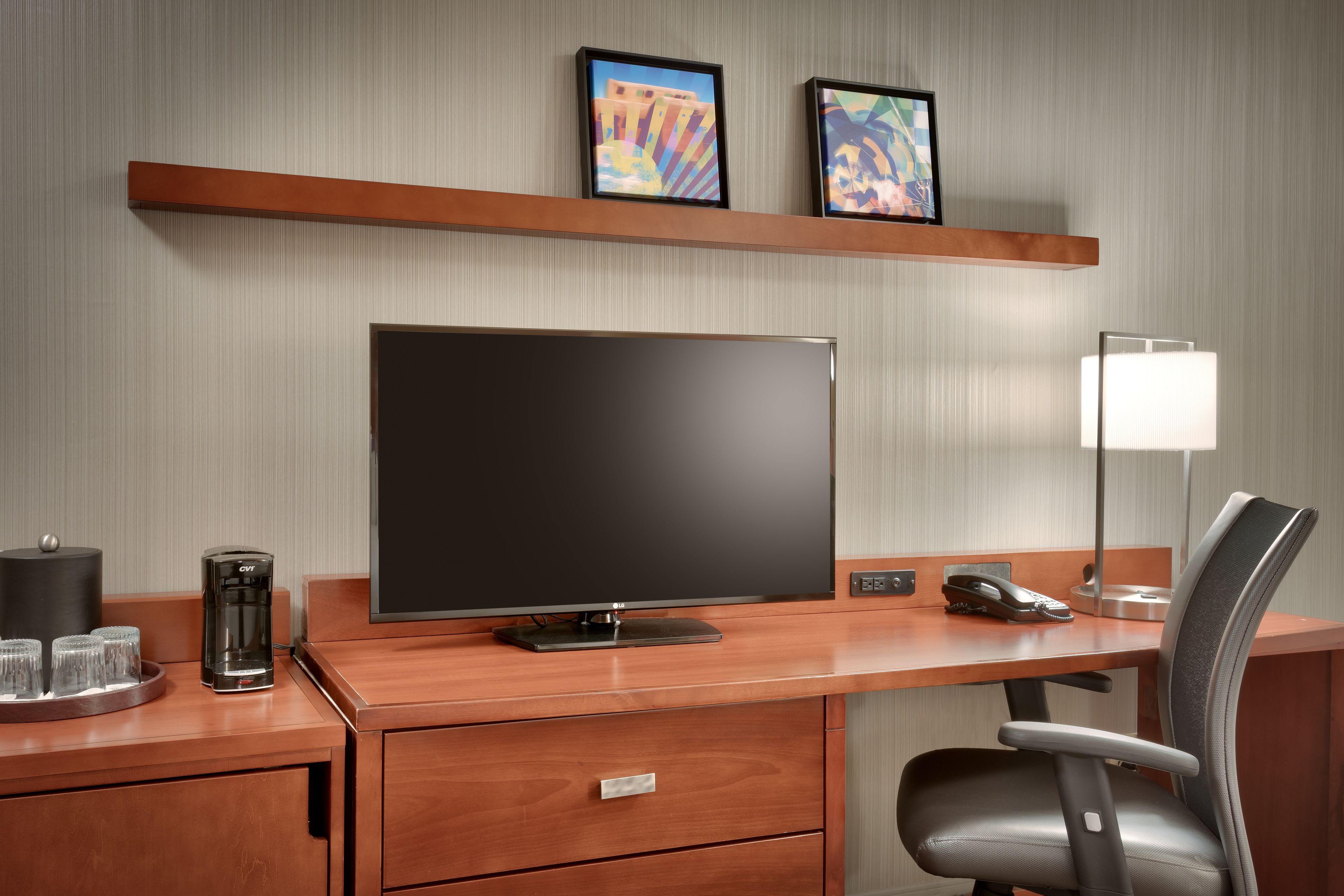 premium bedding, desk, iron/ironing board, free cots/infant beds