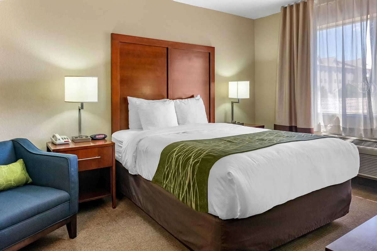 Standard Room, 1 Queen Bed, Accessible, Non Smoking | Premium bedding, pillowtop beds, desk, laptop workspace