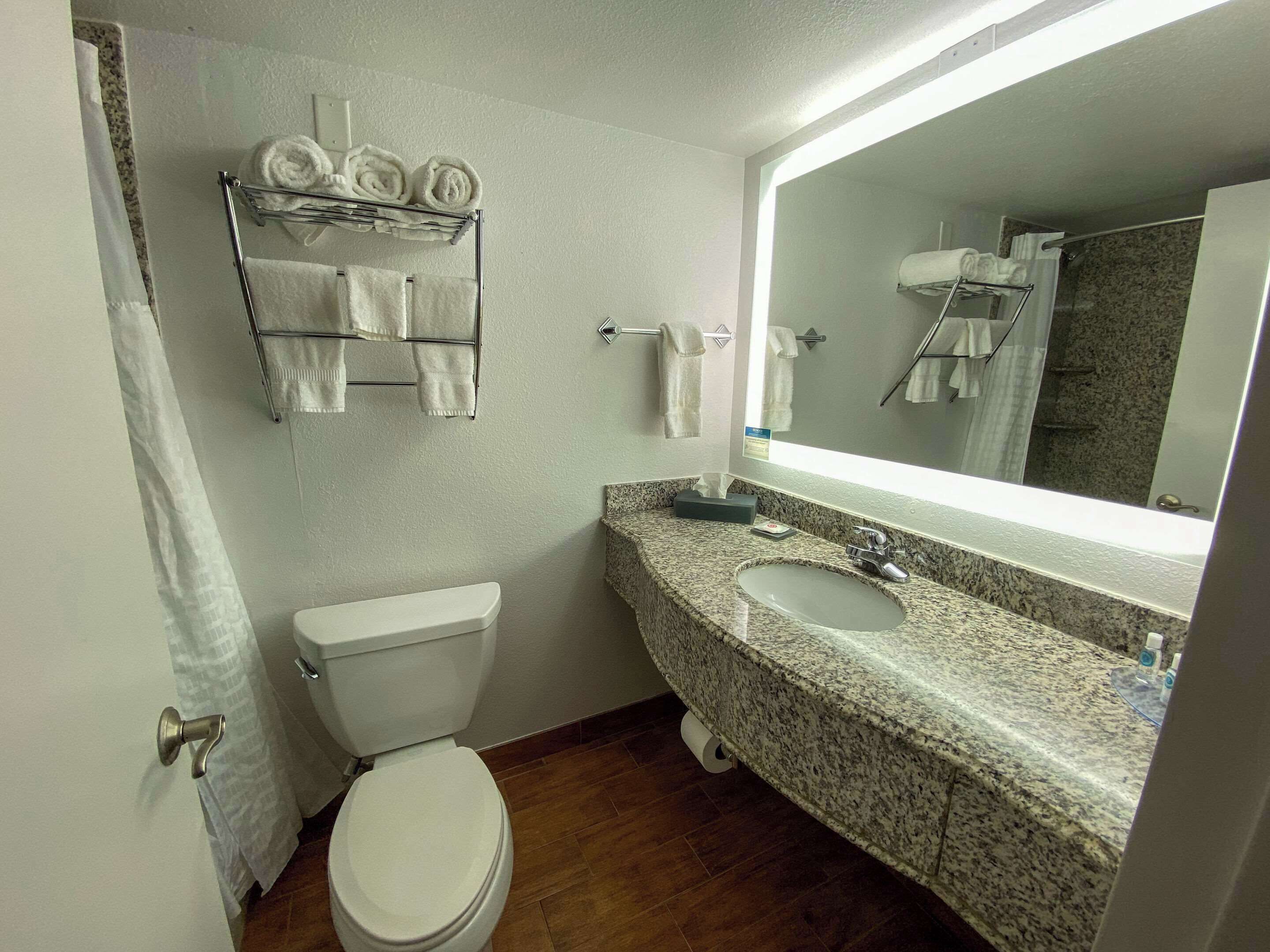 standard room, 2 queen beds, non smoking | premium bedding, desk, blackout curtains, iron/ironing board