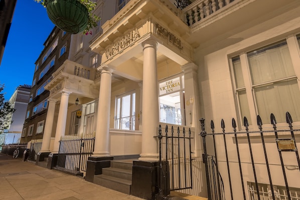 Front of property – evening/night
