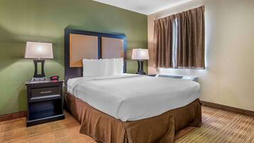 Desk, iron/ironing board, free WiFi, bed sheets