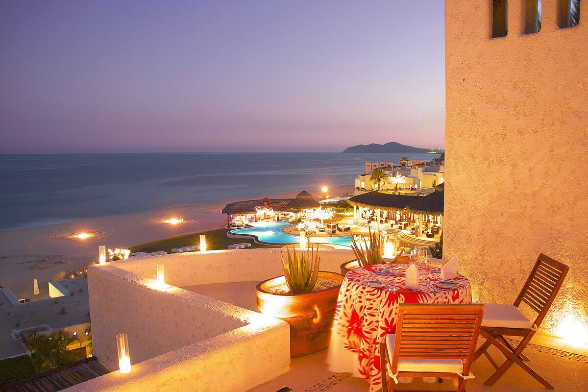 Ocean View  Rooftop Terrace King Jr Suite | Egyptian cotton sheets, premium bedding, down duvets, pillow-top beds