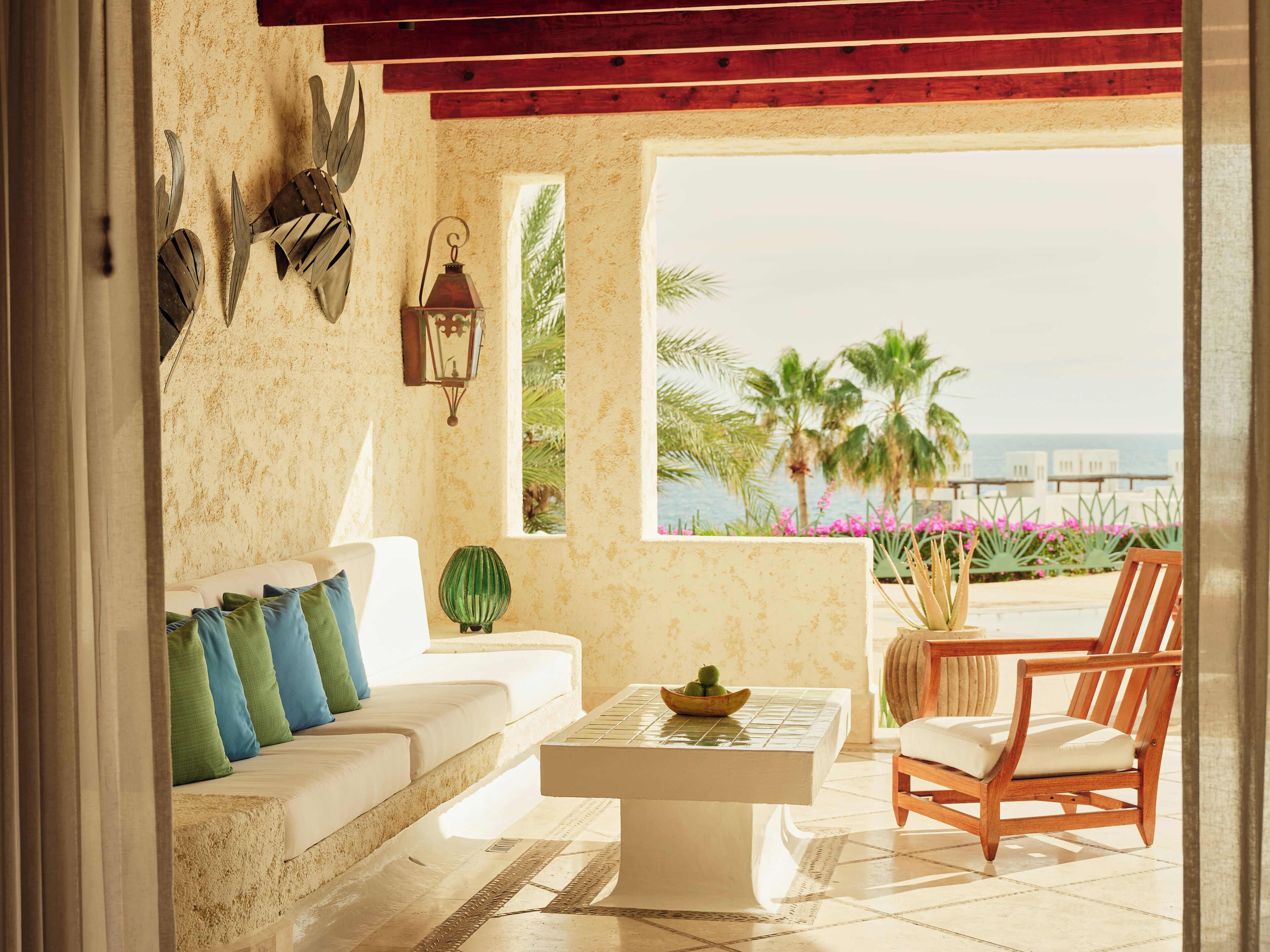 Utsikt mot havet/stranden