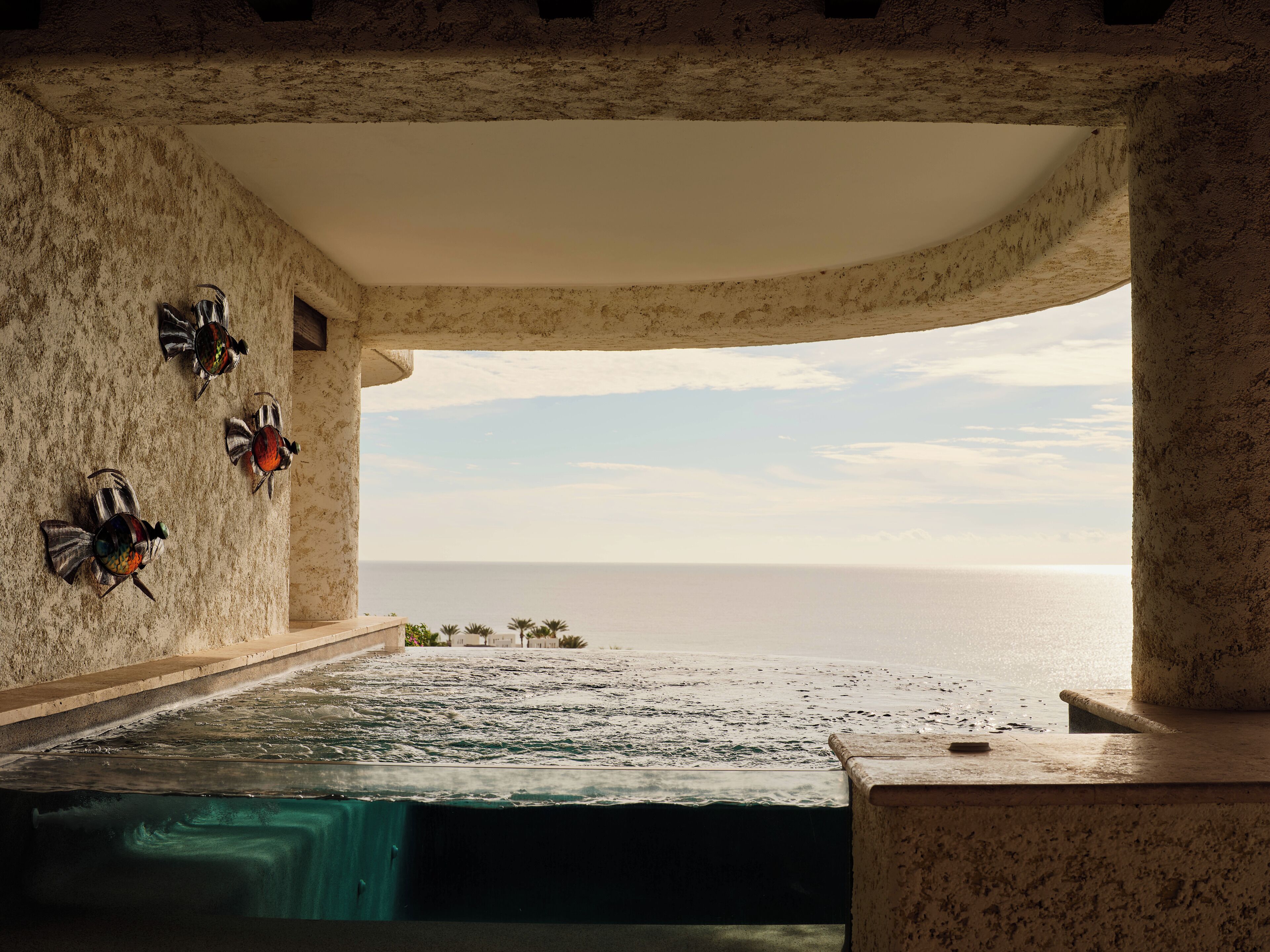 Vista a la playa o el mar