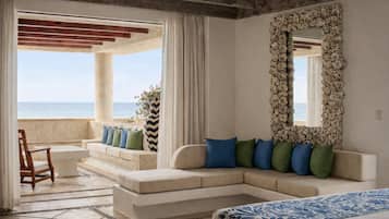 Two Bedroom Oceanview Suite | Sengetøy i egyptisk bomull, sengetøy av topp kvalitet og dundyner