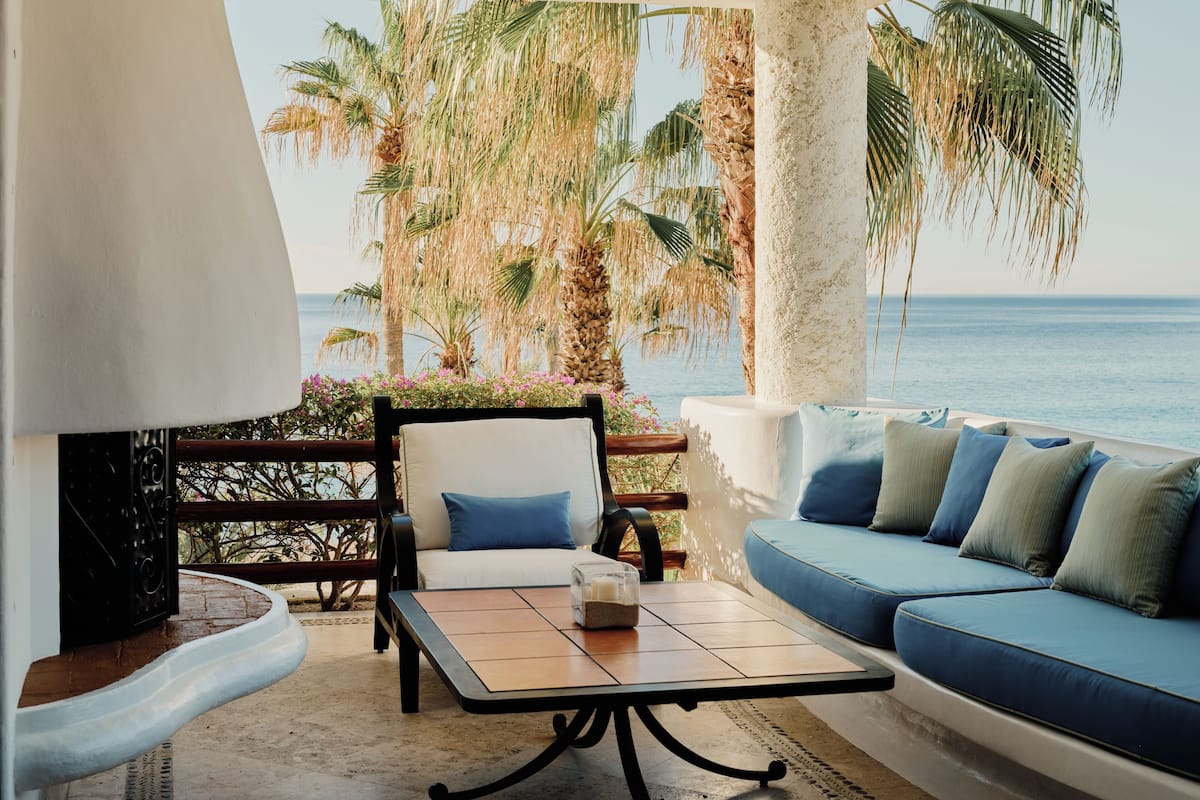 Utsikt mot havet/stranden