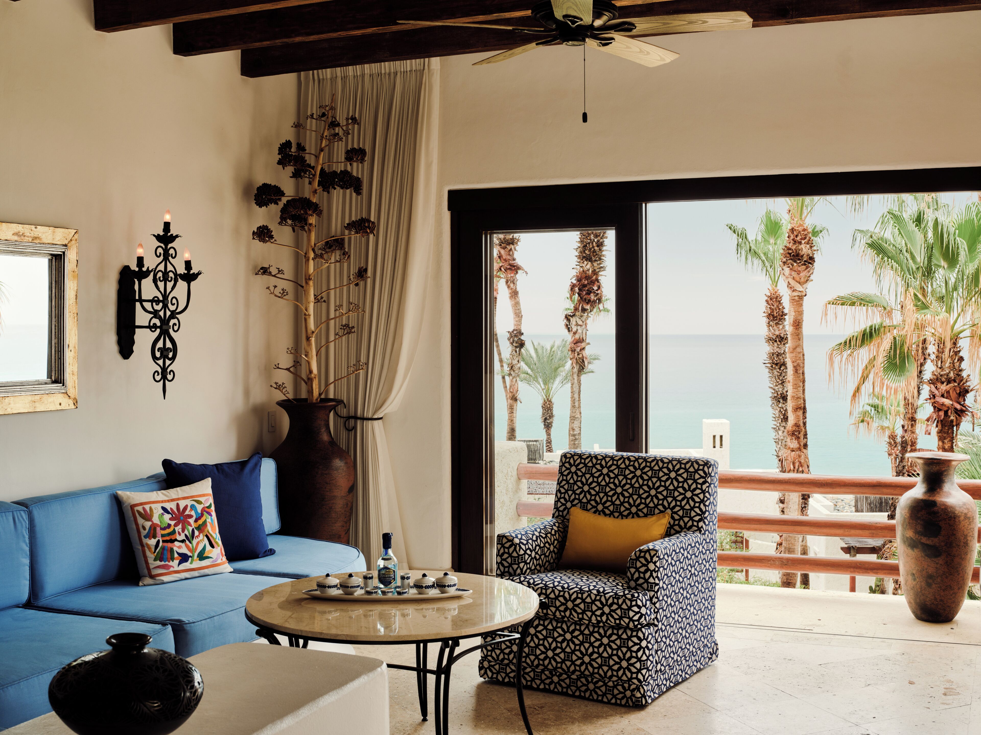 Two Bedroom Oceanview Residence | Lakens van Egyptisch katoen, luxe beddengoed, donzen dekbedden