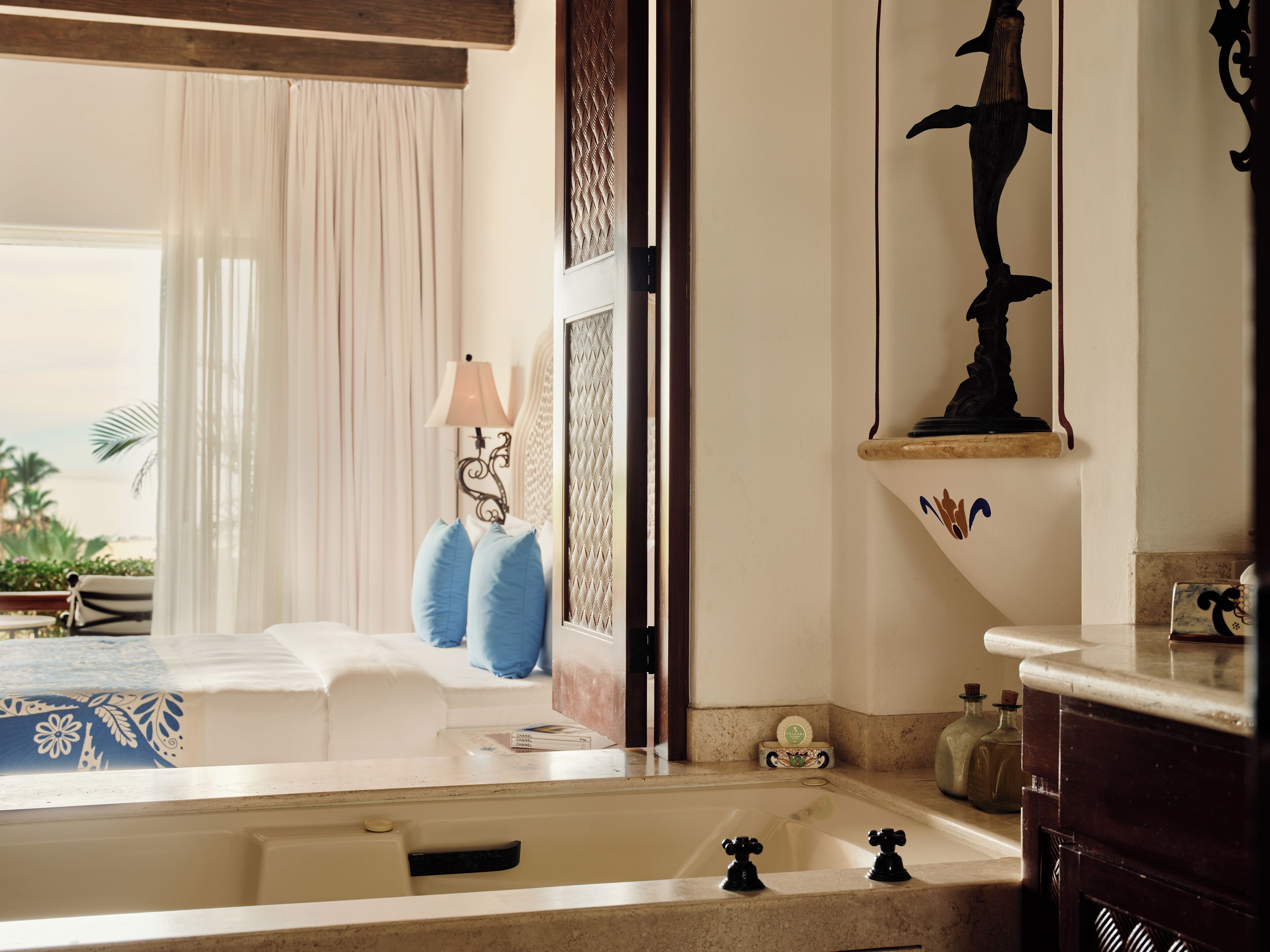 Utsikt mot trädgården