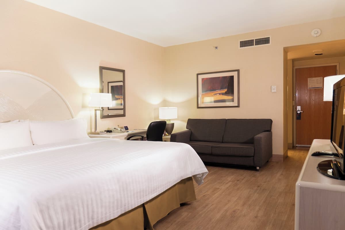 In-room safe, desk, iron/ironing board, WiFi (free)