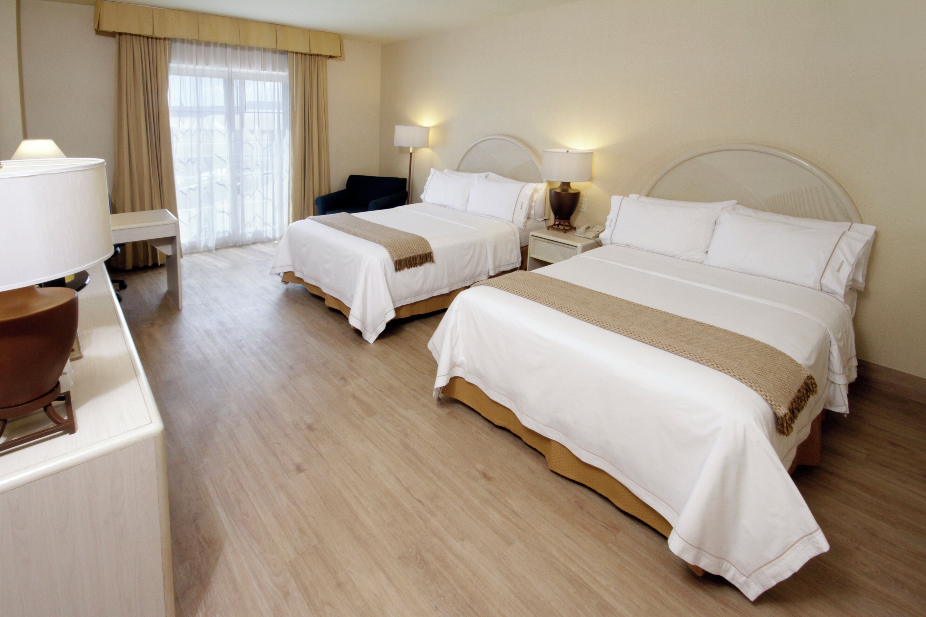 Room, 2 Double Beds, Smoking | In-room safe, desk, iron/ironing board, free WiFi
