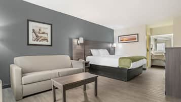 Suite, 1 King-Bett, Nichtraucher | Schreibtisch, Verdunkelungsvorhänge, Bügeleisen/Bügelbrett