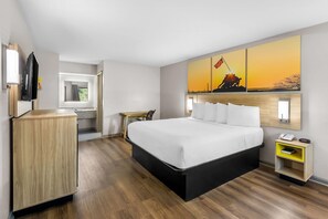 Standardzimmer, 1 King-Bett | Zimmersafe, Schreibtisch, Zustellbetten, kostenloses WLAN