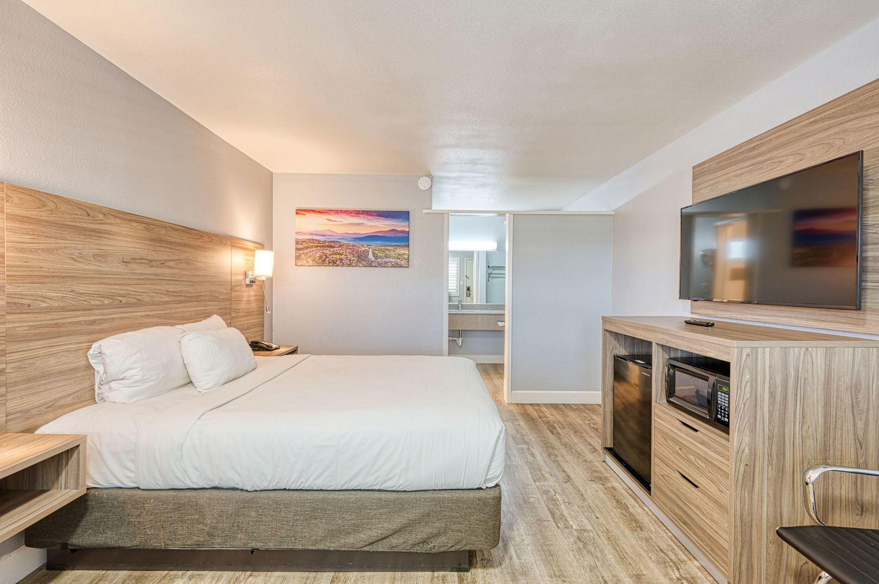 Desk, blackout curtains, iron/ironing board, cots/infant beds