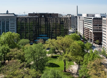 City view at Hamilton Hotel Washington DC