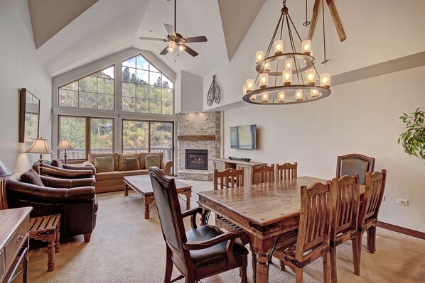 Condo, 4 Bedrooms | Living area | TV