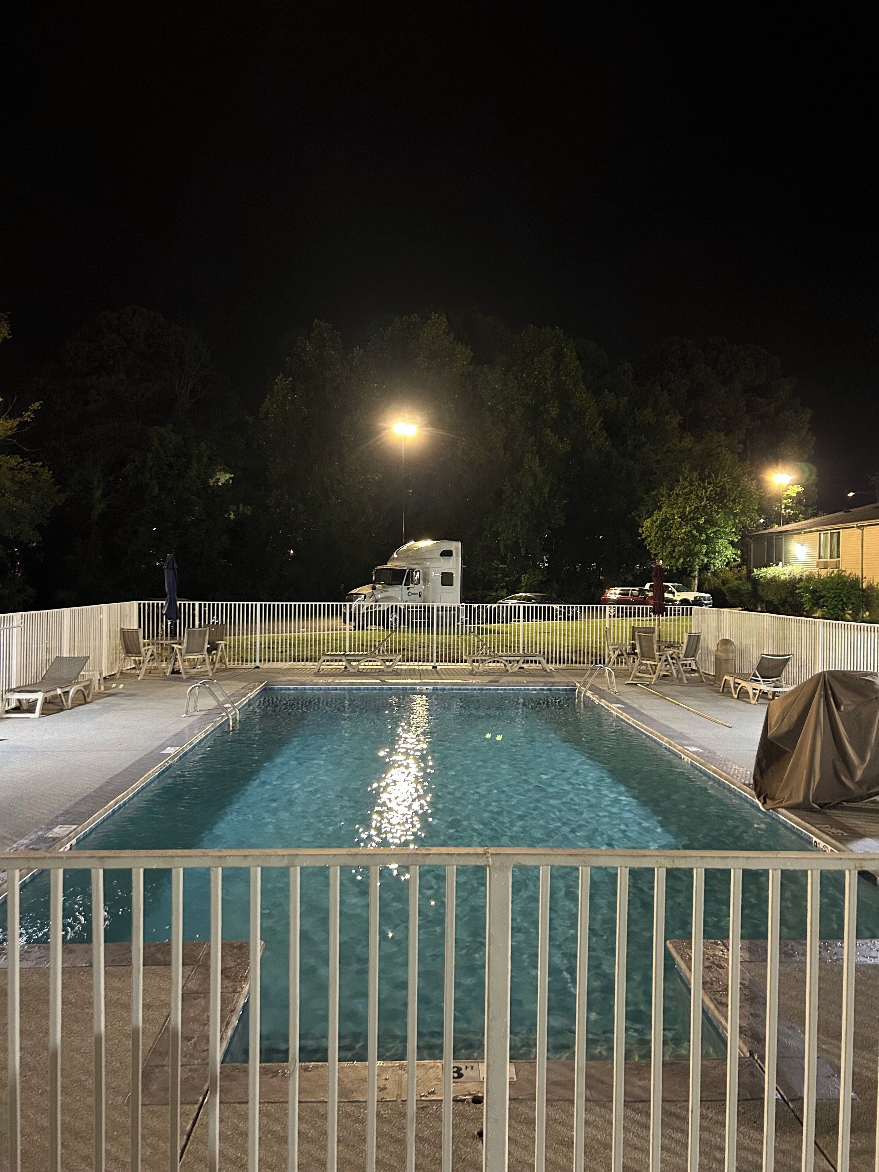 Seasonal outdoor pool