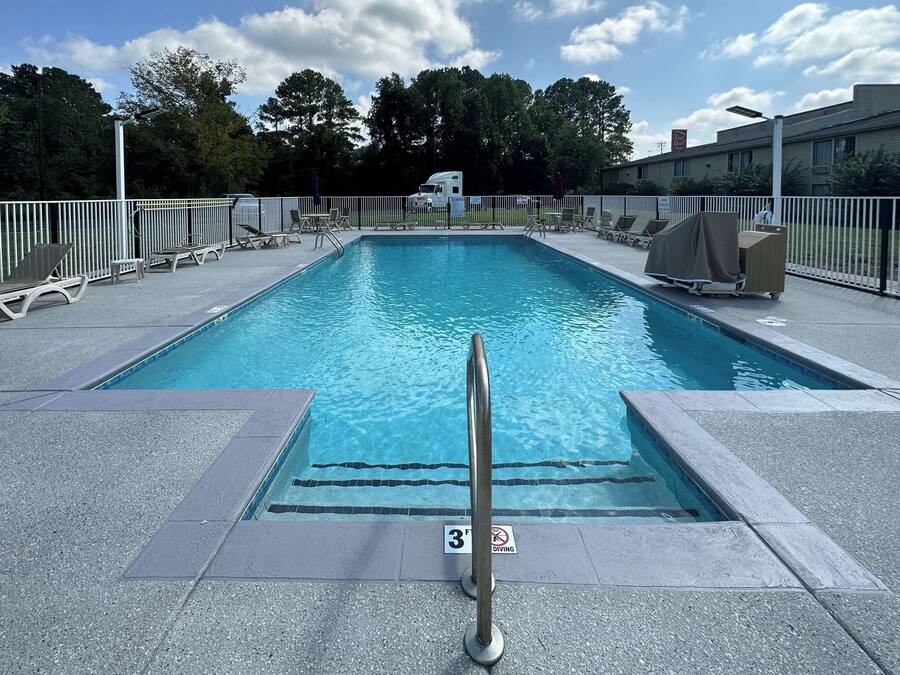 Seasonal outdoor pool