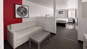 Estudio, 1 cama King size, para no fumadores | Ropa de cama de alta calidad y escritorio