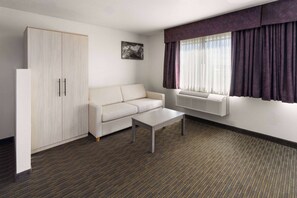 Room, Multiple Beds, Non Smoking | Premium bedding, desk, laptop workspace, iron/ironing board