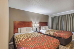 Standard Room, 2 Queen Beds, Non Smoking | Premium bedding, desk, blackout drapes, iron/ironing board - Econo Lodge Inn & Suites Yreka (Yreka)