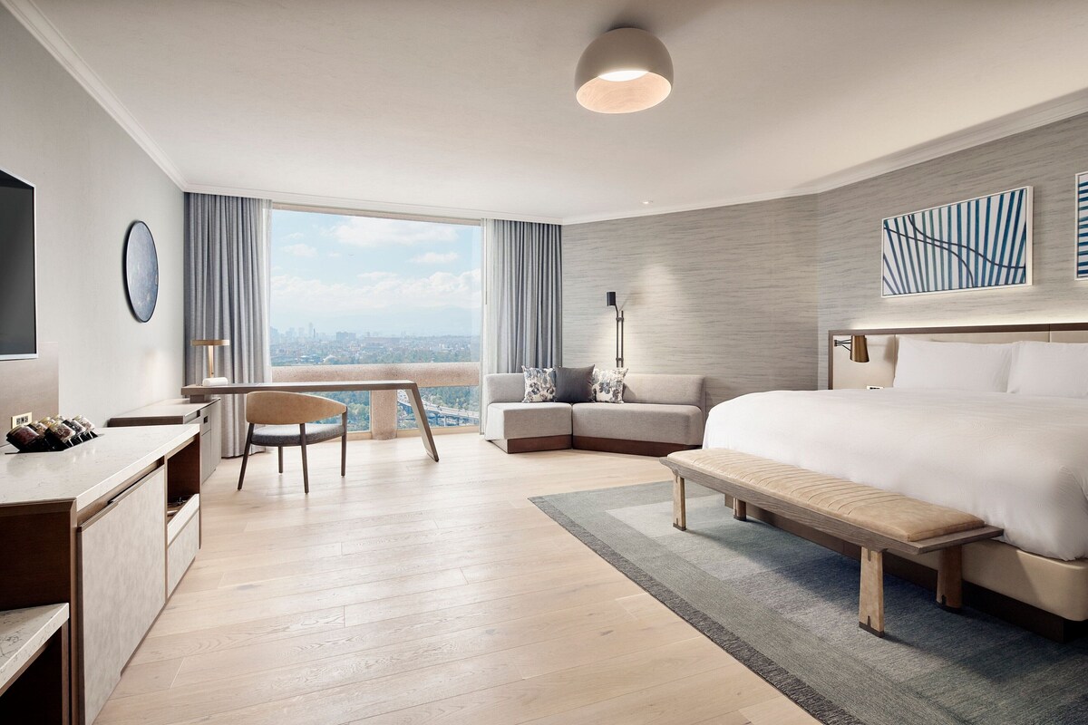 Guestroom at JW Marriott Mexico City Luxury Hotel