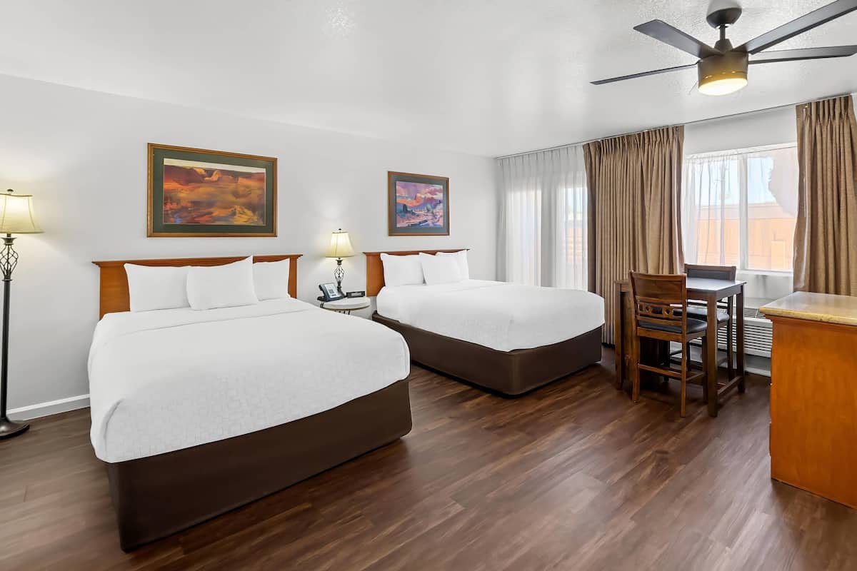 Room, 2 Queen Beds, Accessible, Non Smoking | Egyptian cotton sheets, premium bedding, down comforters, pillowtop beds