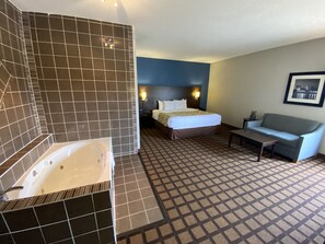 Desk, blackout curtains, iron/ironing board, free WiFi