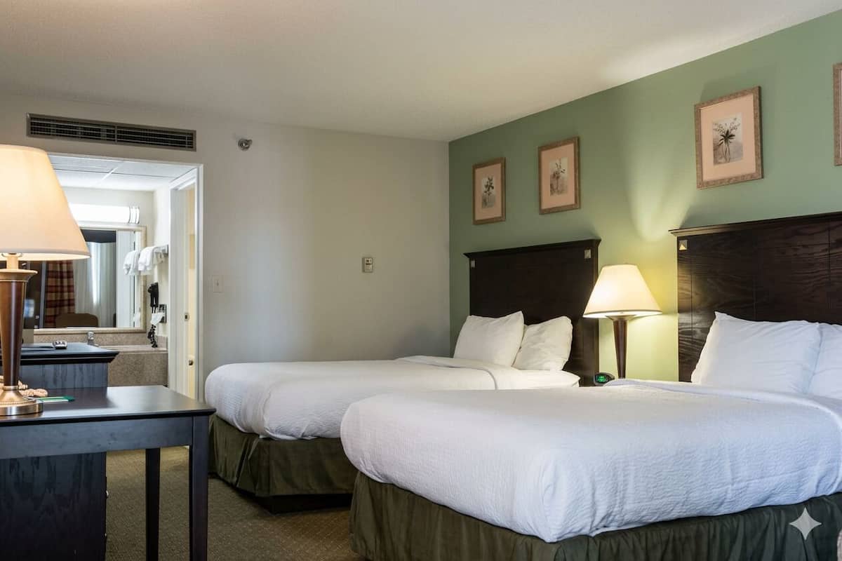 Escritorio, tabla de planchar con plancha, camas extra y wifi gratis