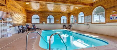 Indoor pool, outdoor pool