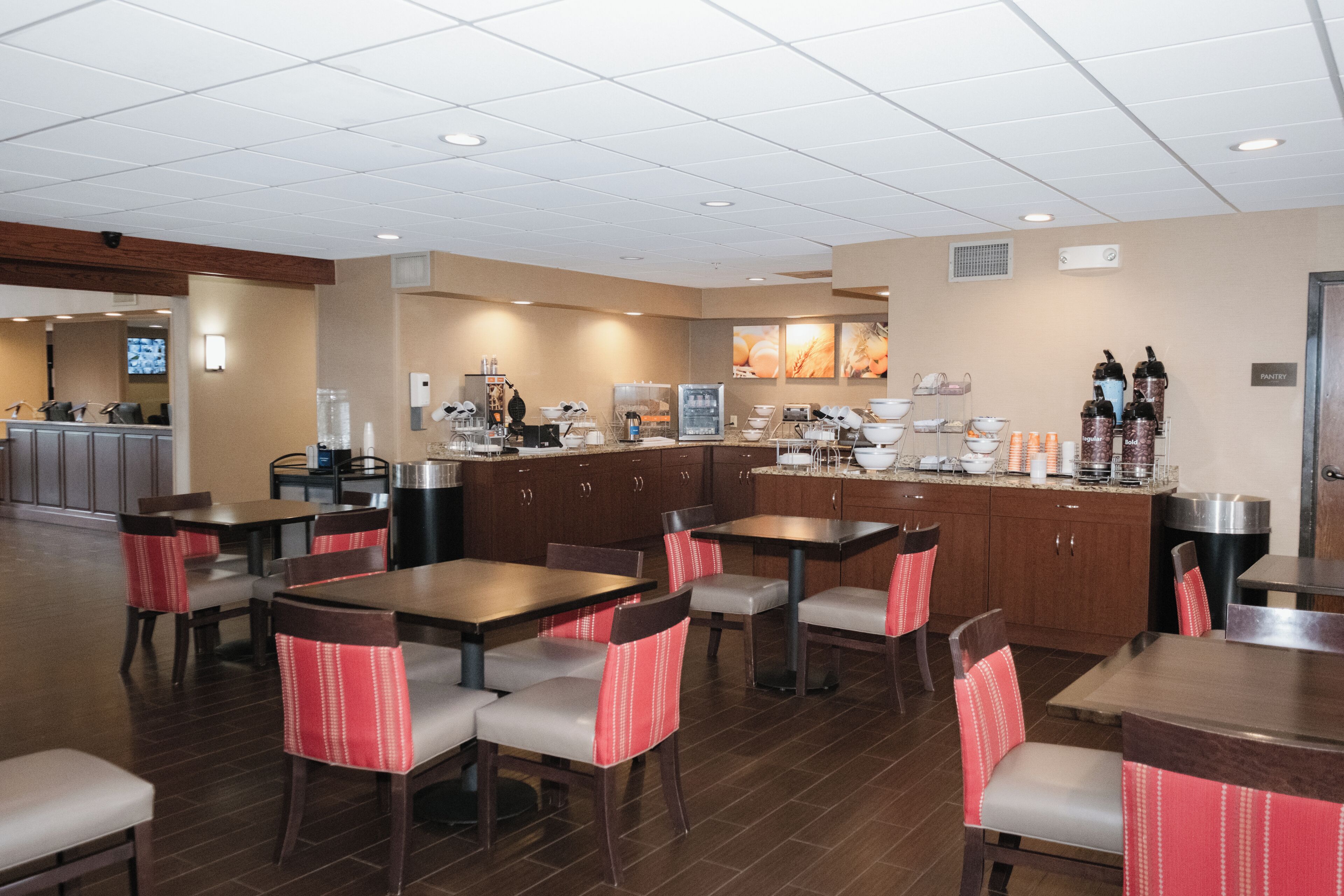 Free buffet breakfast