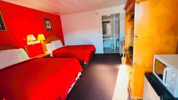 2 Queen Beds Non-Smoking | Desk, WiFi (free), alarm clocks, bed sheets