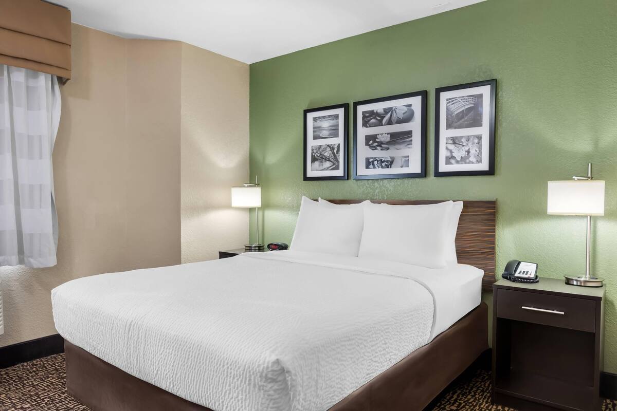 Room, 1 Queen Bed, Accessible, Non Smoking | Desk, blackout drapes, iron/ironing board, WiFi (free)