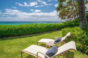 Apartment, 1 Schlafzimmer, Meerseite | Terrasse/Patio