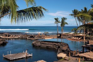 7 outdoor pools, cabanas (surcharge), pool umbrellas