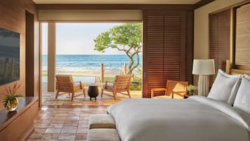 Suite (Kahuwai Suite) | Literie de qualité supérieure, couette en duvet d'oie, minibar