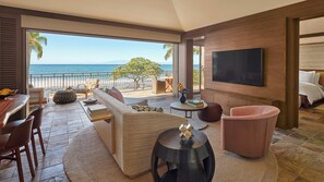 Premium bedding, down duvets, minibar, in-room safe