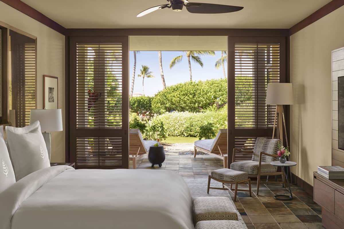 deluxe suite, 1 bedroom, garden view, ground floor (ohana family suite) | premium bedding, down duvets, minibar, in-room safe