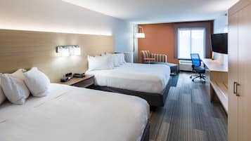 Hochwertige Bettwaren, Zimmersafe, Schreibtisch