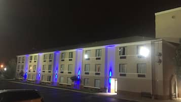Front of property – evening/night