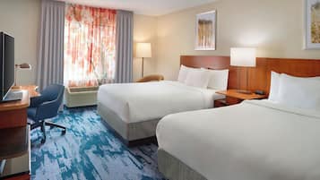 Room, 2 Queen Beds | Desk, iron/ironing board, free WiFi, bed sheets