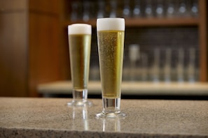 Enjoy a cold beer on our bar counter.