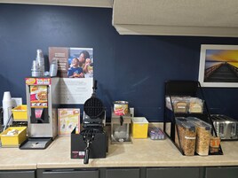 Free daily on-the-go breakfast