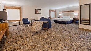 Suite, 1 King Bed, Non Smoking (with Sofabed) | Premium bedding, pillowtop beds, desk, blackout drapes