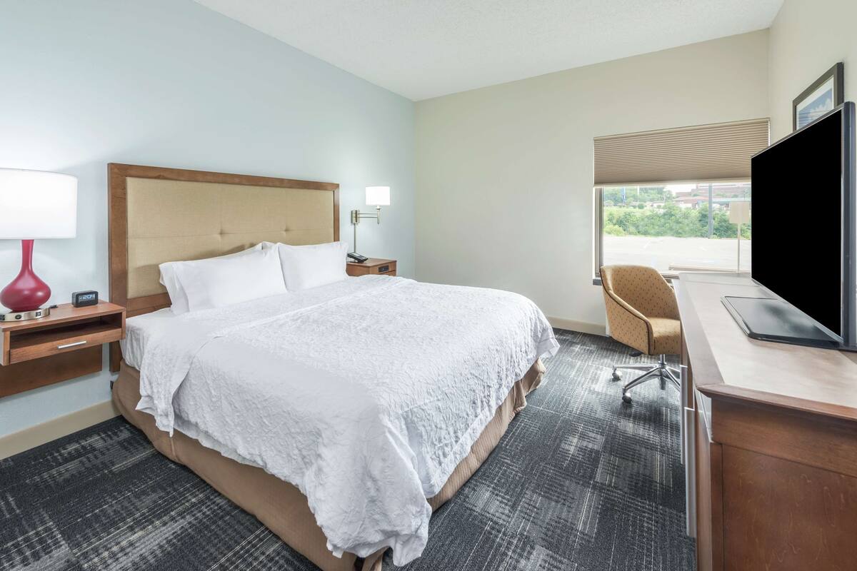 One king size accessible room | 客房内保险箱、熨斗/熨衣板、婴儿床、免费 WiFi